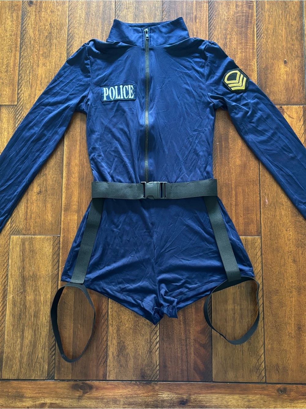 Woman’s Police One-Piece Costume - Navy Blue